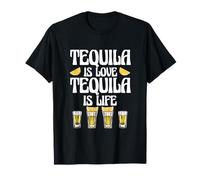 Fête à Boire drôle au Mexique : la Tequila, C'est l'amour, la Tequila, C'est la Vie T-Shirt