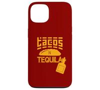 Fête Amusante pour Les Amateurs de Cuisine Mexicaine Tacos N Tequila Coque pour iPhone 13