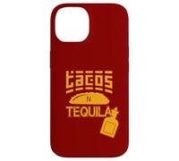 Fête Amusante pour Les Amateurs de Cuisine Mexicaine Tacos N Tequila Coque pour iPhone 14