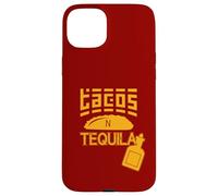 Fête Amusante pour Les Amateurs de Cuisine Mexicaine Tacos N Tequila Coque pour iPhone 15 Plus