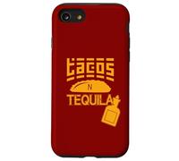 Fête Amusante pour Les Amateurs de Cuisine Mexicaine Tacos N Tequila Coque pour iPhone SE (2020) / 7/8