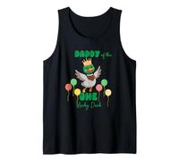 Fête Assortie du Premier Anniversaire de Daddy of The One Lucky Duck Débardeur