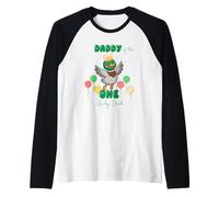 Fête Assortie du Premier Anniversaire de Daddy of The One Lucky Duck Manche Raglan