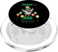 Fête Assortie du Premier Anniversaire de Daddy of The One Lucky Duck PopSockets PopGrip pour MagSafe