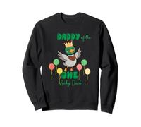Fête Assortie du Premier Anniversaire de Daddy of The One Lucky Duck Sweatshirt