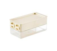 Fête Bac à glaçons, moule glace, boîte de stockage grande capacité, conteneur for Cocktails, bière, vin et jus fruits Bac à boissons(Milky white)