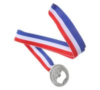 Fête Bière Ouvre-bouteilles de Médaille Alliage | Poli, Résistant à Rouille, Anti-rayures, Lanyard Pratique, pour Bouchons Couronne et Bouteilles