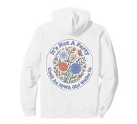 Fête bohème Florale rétro pour Filles de l'Iowa, Midwest Sweat à Capuche
