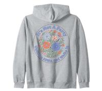 Fête bohème Florale rétro pour Filles de l'Iowa, Midwest Sweat à Capuche