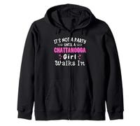 Fête Chattanooga Girl Walks In Tennessee Southern Pride Sweat à Capuche
