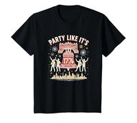 Fête comme si c'était T-Shirt, Enfant, Noir, 3 Ans
