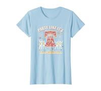 Fête comme si c'était T-Shirt, Femme, Bleu Céleste, S