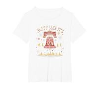 Fête comme si c'était T-Shirt, Femme Grandes Tailles, Blanc, 2X