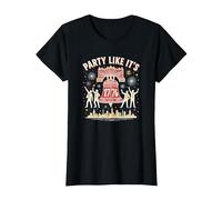 Fête comme si c'était T-Shirt, Femme, Noir, L
