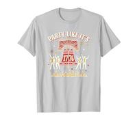 Fête comme si c'était T-Shirt, Homme, Argent, S