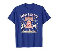 Fête comme si c'était T-Shirt, Homme, Bleu Royal, S