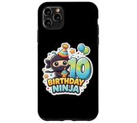 Fête d'anniversaire 10 Ans Ninja Boys Ten 10th Dixième Kids Party Coque pour iPhone 11 Pro Max