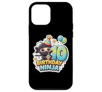 Fête d'anniversaire 10 Ans Ninja Boys Ten 10th Dixième Kids Party Coque pour iPhone 12 Mini