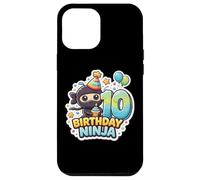 Fête d'anniversaire 10 Ans Ninja Boys Ten 10th Dixième Kids Party Coque pour iPhone 12 Pro Max