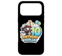 Fête d'anniversaire 10 Ans Ninja Boys Ten 10th Dixième Kids Party Coque pour iPhone 17 Pro Max