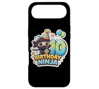 Fête d'anniversaire 10 Ans Ninja Boys Ten 10th Dixième Kids Party Coque pour iPhone Air