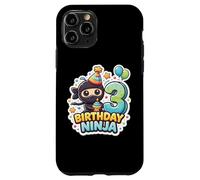 Fête d'anniversaire 3 Ans Ninja Boys Three Troisième Kids Party Coque pour iPhone 11 Pro