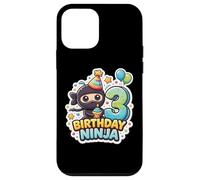 Fête d'anniversaire 3 Ans Ninja Boys Three Troisième Kids Party Coque pour iPhone 12 Mini