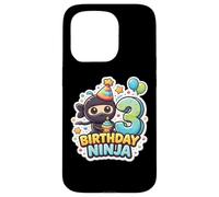 Fête d'anniversaire 3 Ans Ninja Boys Three Troisième Kids Party Coque pour iPhone 15 Pro