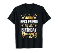 Fête d'anniversaire amusante Best Friend Of The Birthday Queen T-Shirt