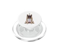 Fête d'anniversaire Belge Malinois Let's Pawty pour Amoureux des Chiens PopSockets PopGrip pour MagSafe