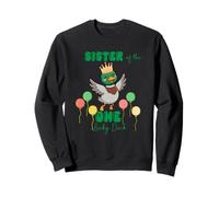 Fête d'anniversaire de Famille « Sister of The One Lucky Duck » Sweatshirt