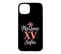 Fête d'anniversaire Mexicaine de Miss Quince Sofia 15 Quinceanera Coque pour iPhone 15 Plus