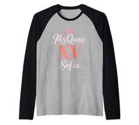 Fête d'anniversaire Mexicaine de Miss Quince Sofia 15 Quinceanera Manche Raglan