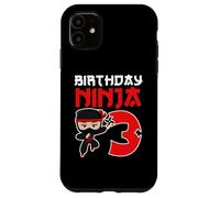 Fête d'anniversaire Ninja 3 Ans Coque pour iPhone 11