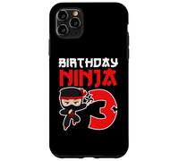 Fête d'anniversaire Ninja 3 Ans Coque pour iPhone 11 Pro Max