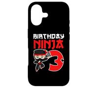 Fête d'anniversaire Ninja 3 Ans Coque pour iPhone 17