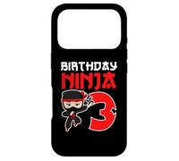 Fête d'anniversaire Ninja 3 Ans Coque pour iPhone 17 Pro