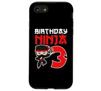 Fête d'anniversaire Ninja 3 Ans Coque pour iPhone SE (2020) / 7/8