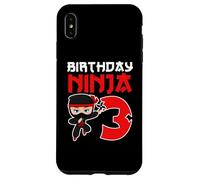 Fête d'anniversaire Ninja 3 Ans Coque pour iPhone XS Max