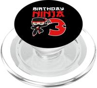 Fête d'anniversaire Ninja 3 Ans PopSockets PopGrip pour MagSafe