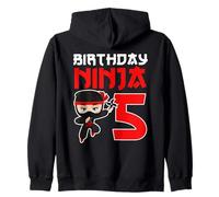 Fête d'anniversaire Ninja 5 Ans Sweat à Capuche