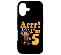 Fête d'anniversaire Pirate pour Enfants ARRR I'm 5 Five Years Old Coque pour iPhone 17