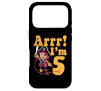 Fête d'anniversaire Pirate pour Enfants ARRR I'm 5 Five Years Old Coque pour iPhone 17 Pro