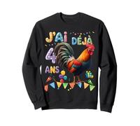 Fête d'anniversaire poulette pour Enfants de 4 Ans Sweatshirt