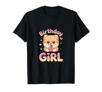 Fête d'anniversaire pour Fille - Motif Chien de Poméranie T-Shirt