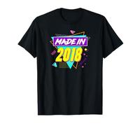 Fête d'anniversaire rétro sur Le thème des années 90 de Naissance 2018 T-Shirt