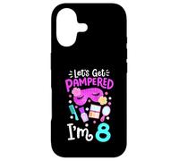 Fête d'anniversaire Spa Let's Get Pampered I'm 8 Girls 8th Bday Coque pour iPhone 17