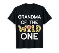 Fête d'anniversaire sur Le thème du Zoo Grandma of The Wild One T-Shirt