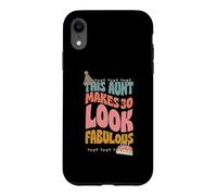 Fête d'anniversaire « This Aunt Makes 30 Look Fabulous Auntie » Coque pour iPhone XR