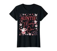 Fête de famille « Aunt of the Merry One's Family Party And Fun Santa » T-Shirt